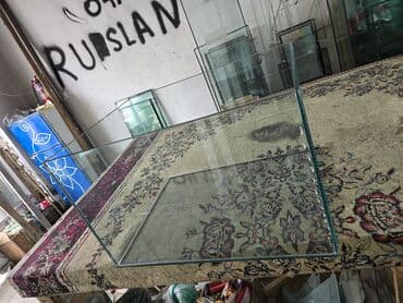 купить аквариум в баку: Прямоугольный аквариум, Пустой, 218 л, Самовывоз — 3