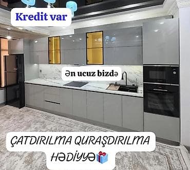 metbex mebelleri kreditle: *mətbəx mebeli sifarişi UCUZ BİZDƏ😍 ‼️* Sifarişlə istəsəz pm 180₼-dan — 1