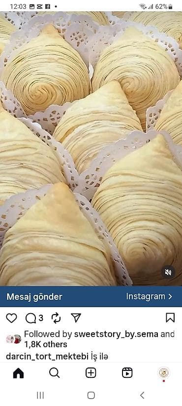 minceur cayı qiyməti: Novruz şirniyyatları – ev ləzzəti ilə! - Qoğal – qat-qat, yağlı — 2