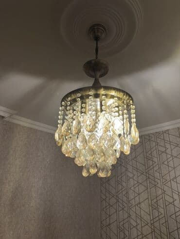 Pərdə və jalüzlər: Çılçıraq, 1 lampa, Metal — 1