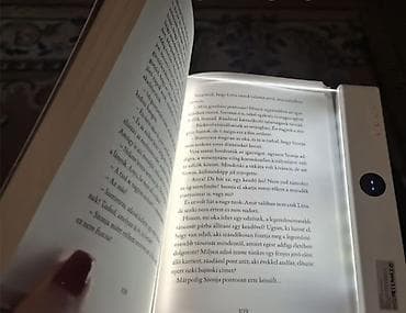 Stol lampaları: LED işıqlı oxu paneli - Kitab səhifəsinin üzərinə qoyulan şəffaf — 2