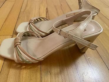 ayaqqabı qadin: ELLE Orijinal Qadın Səndəli – Kvadrat Burun, Çox Rahat 38 Ölçü Məşhur — 1