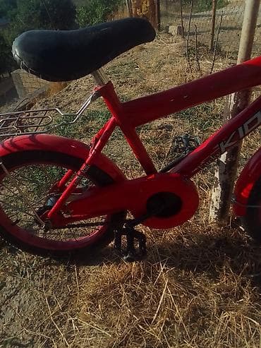 zigzag velosiped: Uşaq velosipedi – qırmızı rəng, 16 düymlük təkərlər Xüsusiyyətlər: - — 8