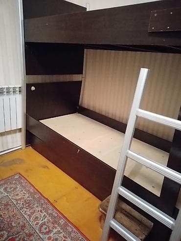 bedroom: Oğlan və qız üçün, Çarpayı, Matrassız, Siyirməsiz, Laminat — 1