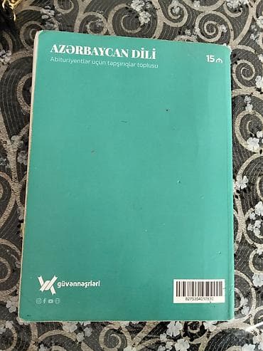 kitab test: Məhsul: “Azərbaycan dili – Abituriyentlər üçün tapşırıqlar toplusu” — 2