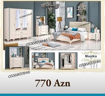 qedim mebel: İkinəfərlik çarpayı, Rusiya, Yeni — 2