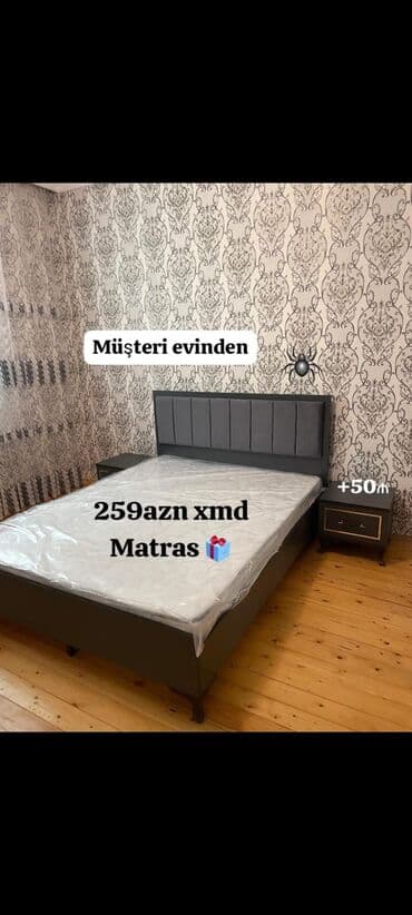 yataq mebeli: Yeni, İkinəfərlik çarpayı — 1