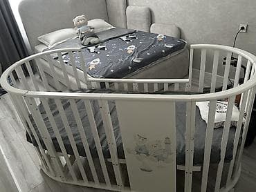 yellənən stol: Oğlan və qız üçün, Yumru, Beşik, Dəstsiz, Matrassız, Yellənmə mexanizmsiz — 2