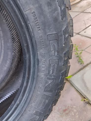 lada masin: General Tire Grabber AT2 off-road şinləri - Ölçü: 265/65 R18 - — 3