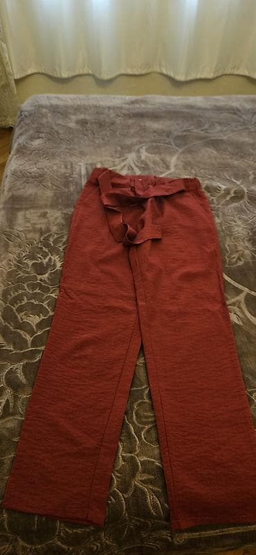 Şalvar, 3XL, rəng - Qırmızı