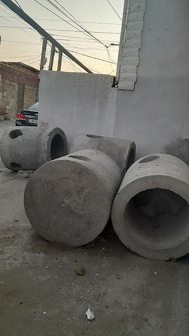 Təmir və tikinti: Beton kanalizasiya/şaxələnmə qufaları (halqaları) - Material — 1