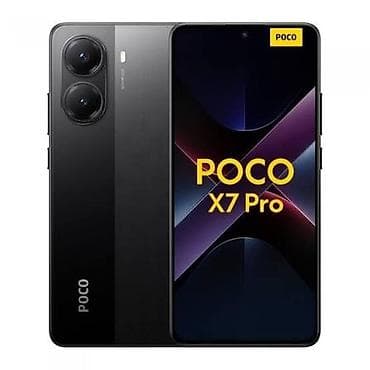 poco m6: Poco X7 Pro, 256 GB, rəng - Qara, Sensor, Barmaq izi, Face ID — 2