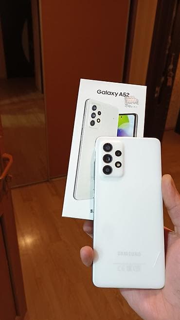 samsung tv: Samsung Galaxy A52, 128 GB, rəng - Ağ — 2