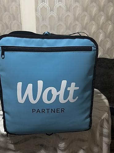 Оборудование для ресторанов, кафе: Wolt Partner termal çatdırılma çantası - Rəng: mavi, “Wolt Partner” — 2