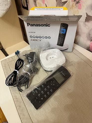 Stasionar telefon Panasonic, Simsiz, Yeni, Ödənişli çatdırılma