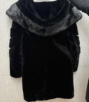 paltolar instagram: Kürk, rəng - Qara — 2