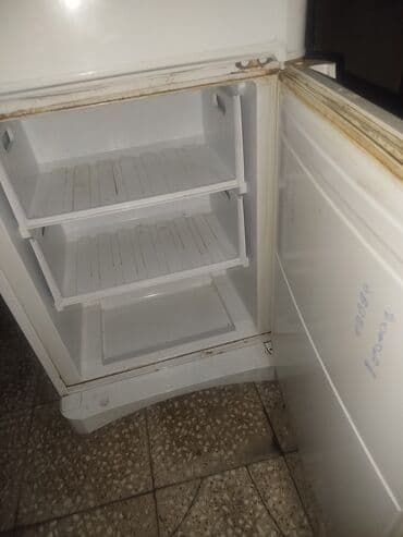 Tavalar: İki qapılı soyuducu - Üst bölmə – soyuducu kamera: 3 şüşə rəf, qapıda — 2