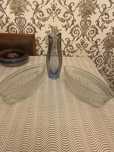 krafinka: Çay dəsti, rəng - Mavi, Şüşə — 4