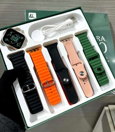 inci su: Yeni, Smart saat, Apple, Sim kart, rəng - Qara — 4