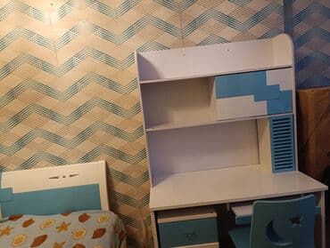 korpə carpayı: Oğlan və qız üçün, Təknəfərlik çarpayı, Yazı masası — 8