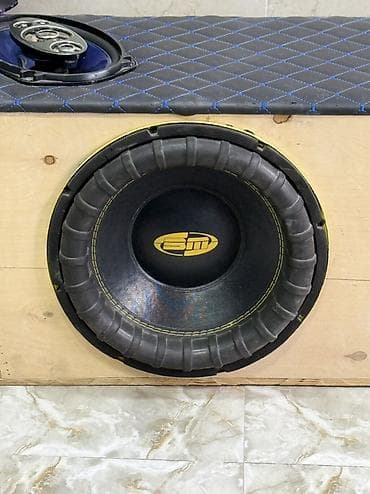 maşın kalonka: Avtomobil üçün ikili subwoofer və oval dinamikli akustik qutu - Qutu — 2