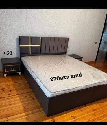 çarpayı dəsti: İkinəfərlik çarpayı, Matras ilə — 1