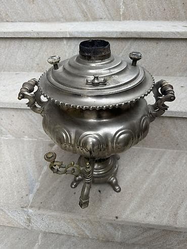 Şlanqlar: Klassik mis samovar 200 ildən çoxdur yaşı - Material: Mis,işlənməyib — 4