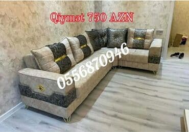 tek divan: Künc divan, Qonaq otağı üçün, Parça, Bazalı, Açılan, Kitab — 6