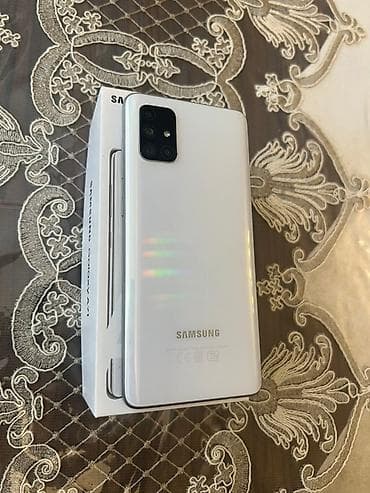 samsung a32 kredit: Samsung Galaxy A71, 128 GB, rəng - Ağ, İki sim kartlı — 2
