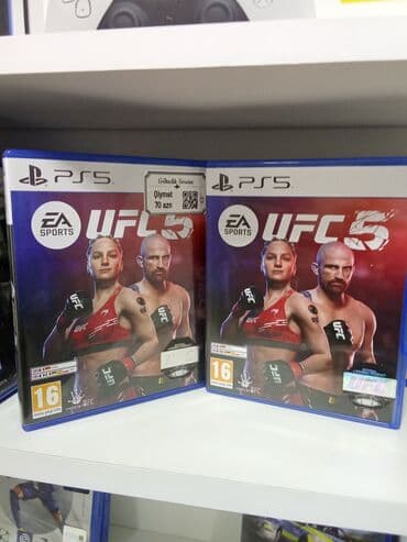 диск: PS5 üçün UFC 5 döyüş oyunu. İki döyüşçünün gücünü hiss edin və rinqdə — 1