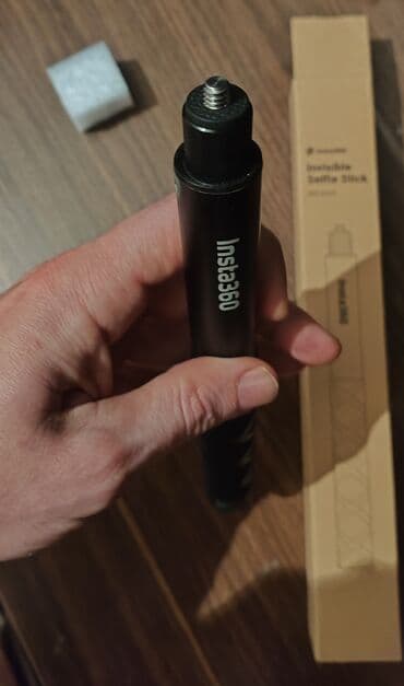 selfie: Insta360 invisible selfie stick 114cm satılır. yenidir, istifadə — 3