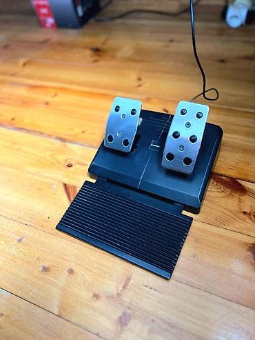 ucuz vr: Oyun sükanı və pedallar dəsti - Sükan: tam ölçülü, rezin örtüklü — 5