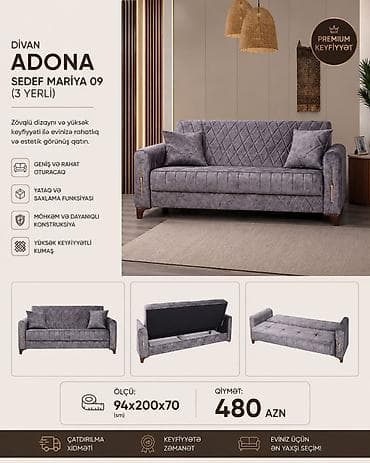 divan: Divan ADONA – Sedef Mariya 09 (3 yerlİ) - Zövqlü dizayn və estetik — 1