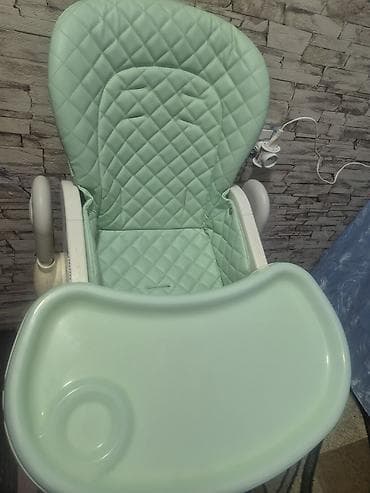 Yemək masaları, oturacaqları: Uşaq yemək stulu - Rahat və ergonomik dizayn: yumşaq, quilted dəriyə — 2