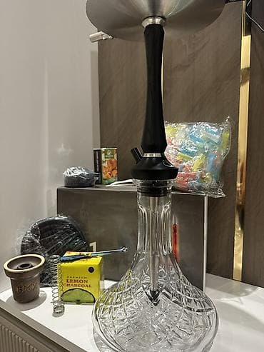 Nargilə dəsti – SLEEK model Xüsusiyyətlər: - Zərif oyma naxışlı