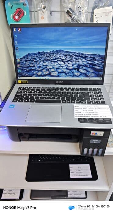 игровой ноутбук: İşlənmiş Acer Aspire, 15.6 ", Intel Celeron, 256 GB — 1