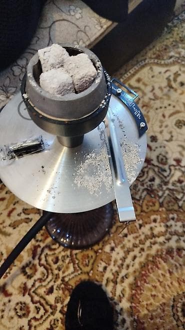 Nargilə dəsti - Şüşə kolba: tüstünü sərinlədən, stabil dayanan