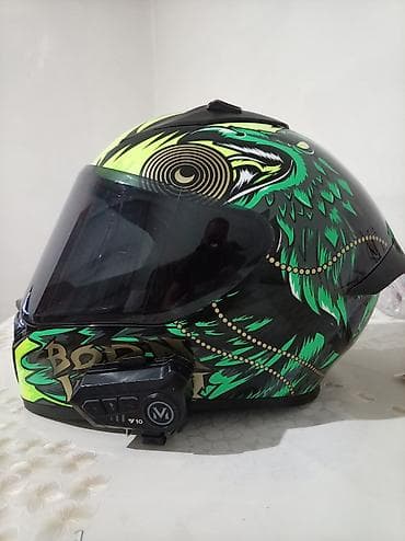 80cc motor: Vega tam üzlü motosiklet dəbilqəsi - Model: Vega, tam üzlü — 3