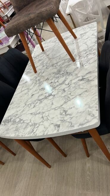 maşın satışları: Mətbəx üçün, Yeni, Açılan, Dördbucaq masa, 4 stul — 4