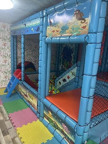 jenga oyunu: Uşaq oyun kompleksi – mini “soft play” konstruksiya - Daxili məkanlar — 2