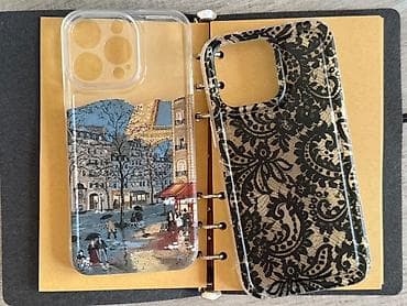 İki ədəd smartfon örtüyü dəsti. iphone 15 Pro Max Dəst həm estetik