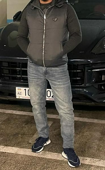 crop geyim: Cins şalvar, Prada, L — 1