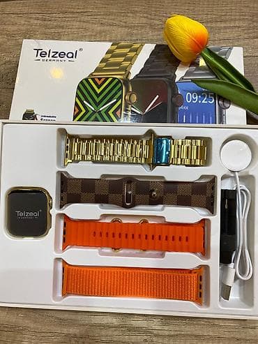 Telzeal (Germany) ağıllı saat dəsti Xüsusiyyətlər: - Dördkünc — 2
