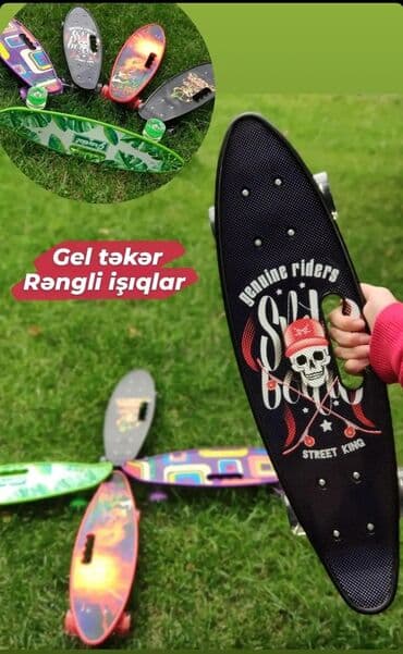 Pennyboard Skeybord, Kaykay, Skeyt və Pennyboardlar🛹 🔹️İşıqlı gel