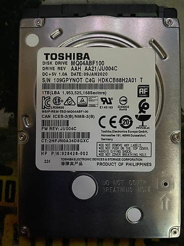toshiba komputer: Sərt disk (HDD) Toshiba, 1 TB, 2.5" — 1