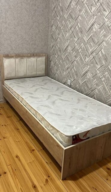 tek neferlik carpayı: Yeni, Təknəfərlik çarpayı, Bazasız, Matras ilə, Azərbaycan — 7