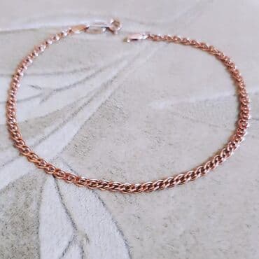 qedimi mirvari: Bilərzik, Çəhrayı qızıl, 585 Əyar, 257 g — 2