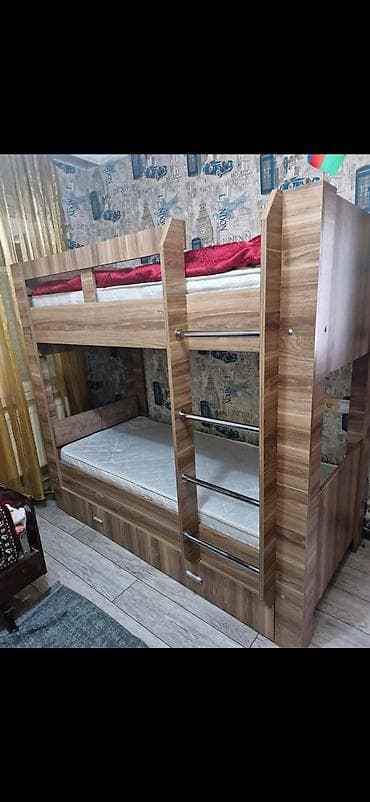 Oğlan və qız üçün, Çarpayı, Siyirməli, Laminat