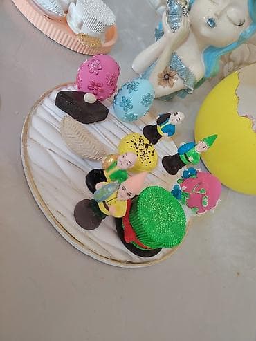 Свечи: Məhsul: əl işı dekorativ fiqurlar dəsti Təsvir: - Novruz tematikası — 3