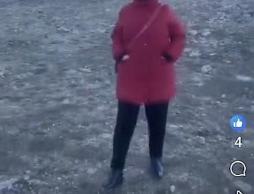 dəst kostyum: Qadınlar üçün qışlıq paltar dəsti - Parlaq qırmızı rəngdə qalın, isti — 3